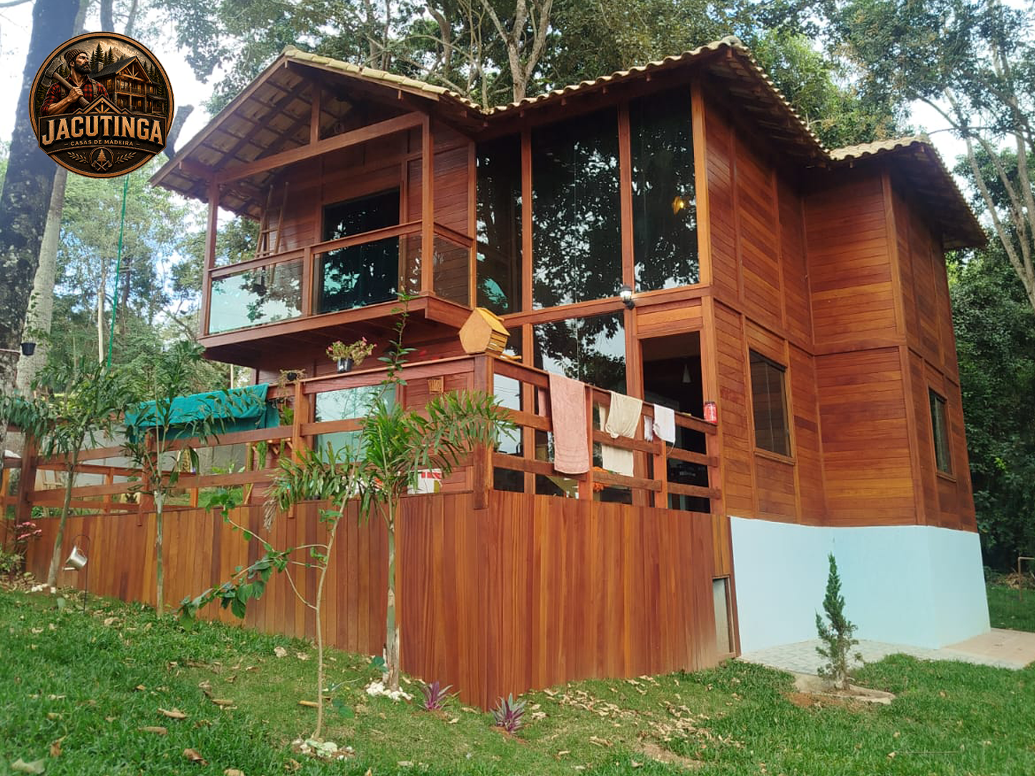 Casa de madeira Angelim Pedra projeto 2 - depois